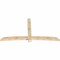 Ekena Millwork Bellingham Rough Sawn Timber Gable Bracket, Douglas Fir, 108"W x 58"H x 4"D x 6"F, 13/12 Pitch GBW108X58X0406BEL00RDF - alternate 2